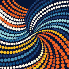 Abstract representation of daily movement rhythm through outdoor spaces
